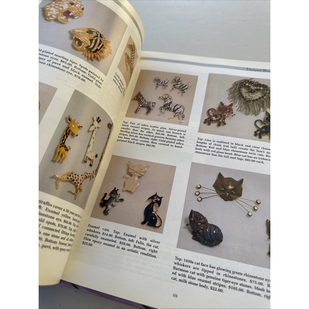 Unsigned Beauties of Costume Jewelry Identification Values book HARDBACK - Picture 4 of 7